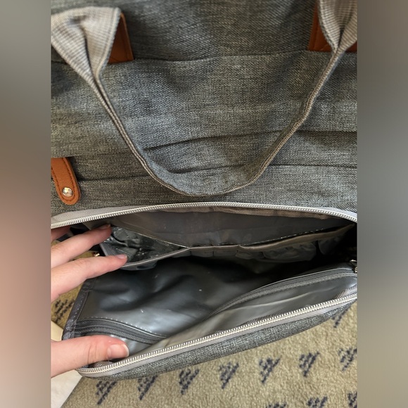 Grey Diaper Bag Backpack - Picture 5 of 11